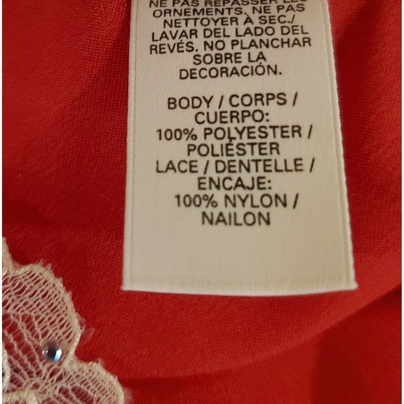 Victoria's Secret Pink Satin Embellished Chemise Slip‎ Gown Sz Med - Picture 9 of 9